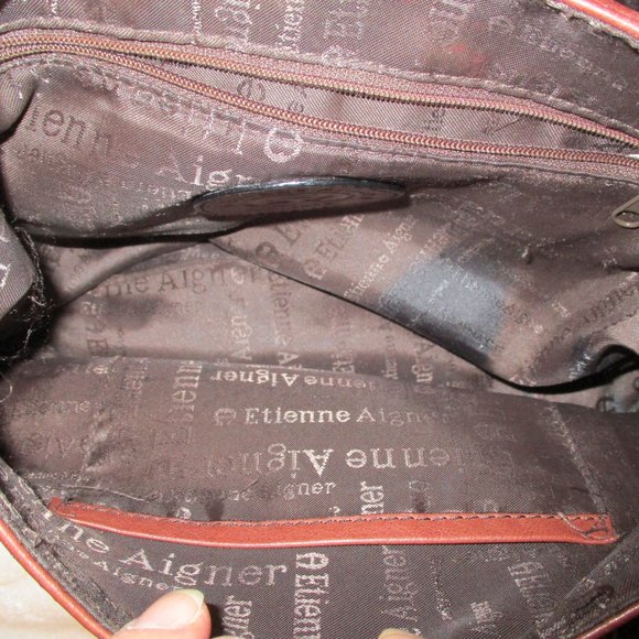 Etienne Aigner Flapped Saddle Bag - Picture 12 of 14